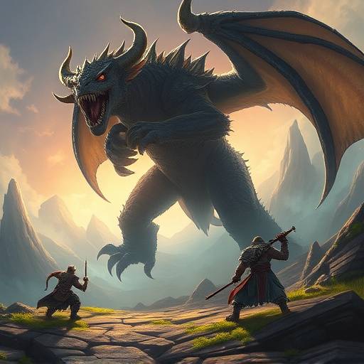 A screenshot from World of Warcraft, showcasing a group of players battling a large monster in a fantasy environment.